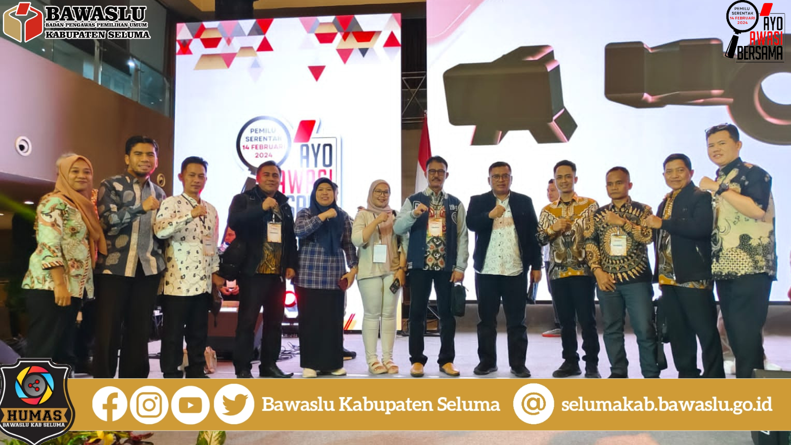 Bawaslu Kabupaten Seluma Hadiri Rapat Koordinasi Evaluasi dan Pemetaan Masalah Hukum Dalam Pembentukan Pengawas TPS dan Pengawasan Pembentukan KPPS