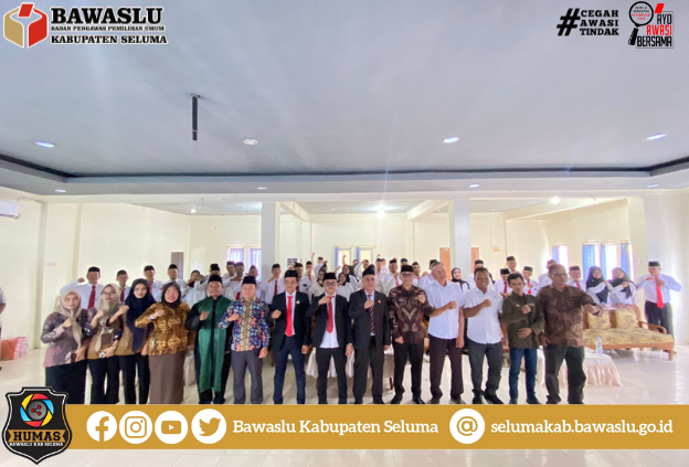 Bawaslu Kabupaten Seluma Lantik 42 Anggota Panwaslu Kecamatan Untuk Pemilihan Tahun 2024