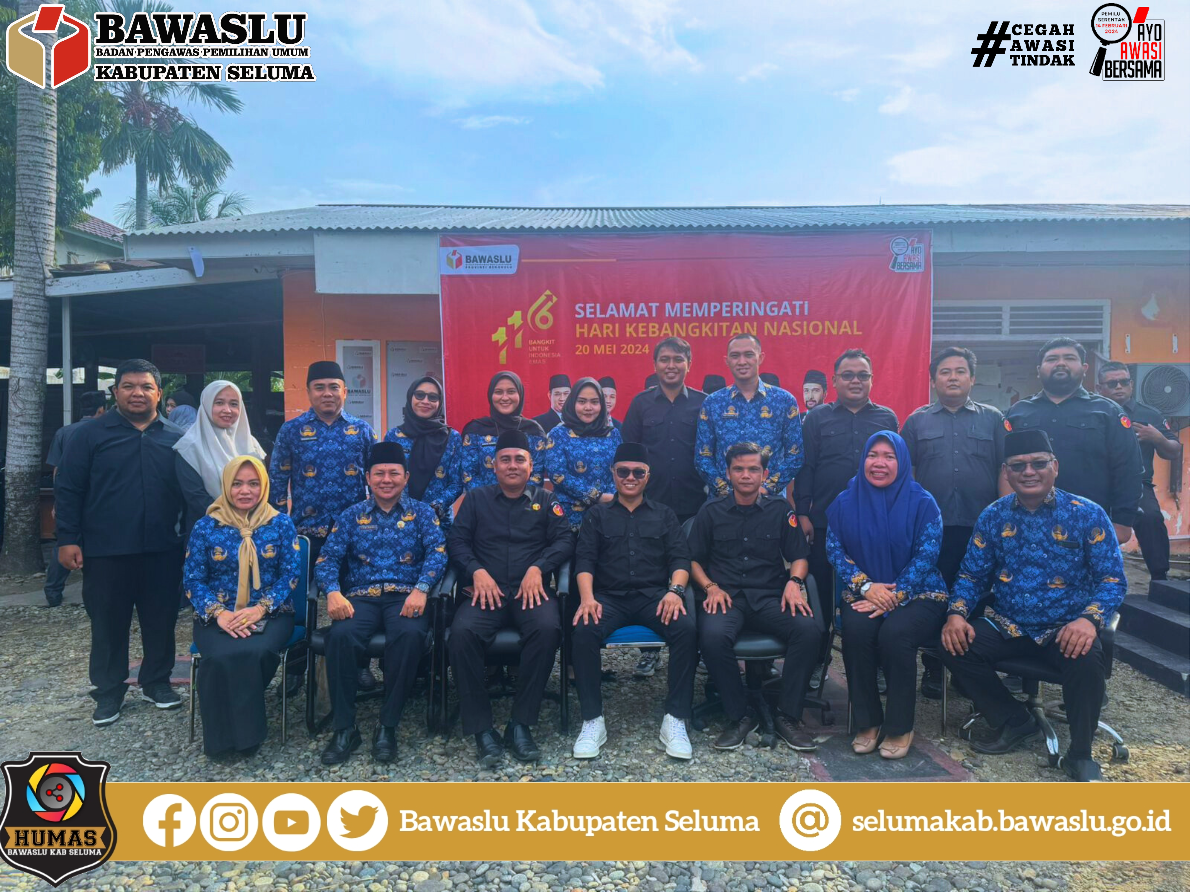 Menguatkan Jiwa Nasionalisme Kebangsaan, Bawaslu Provinsi Bengkulu Gelar Upacara Memperingati Hari Kebangkitan Nasional Ke-116 