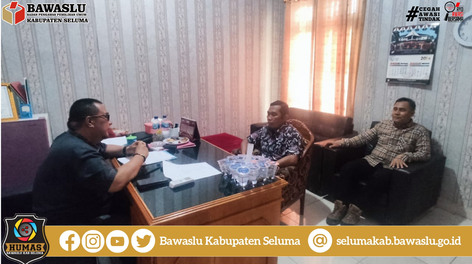 Bawaslu Kabupaten Seluma Awasi Pelaksanaan Tes Wawancara Bagi Peserta Calon Anggota PPS Untuk Pemilihan di Kabupaten Seluma Tahun 2024