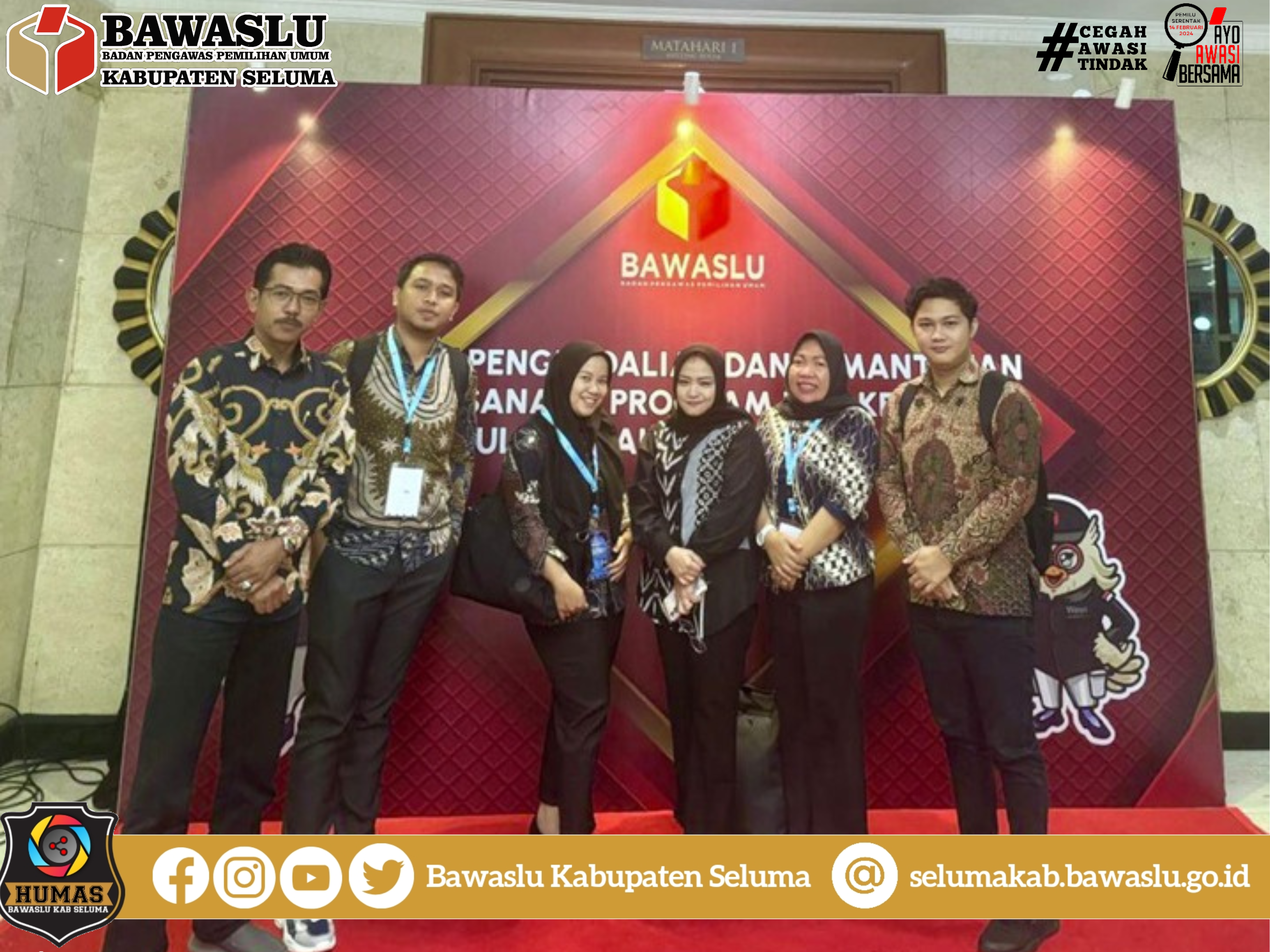 Bawaslu Kabupaten Seluma Menduduki Peringkat 3 Terbaik Kinerja Anggaran Di Internal Bawaslu Se-Indonesia