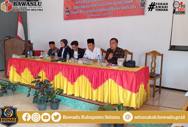 Bawaslu Kabupaten Seluma Hadiri Pelantikan Pengawas Kelurahan/Desa Untuk Pemilihan Tahun 2024