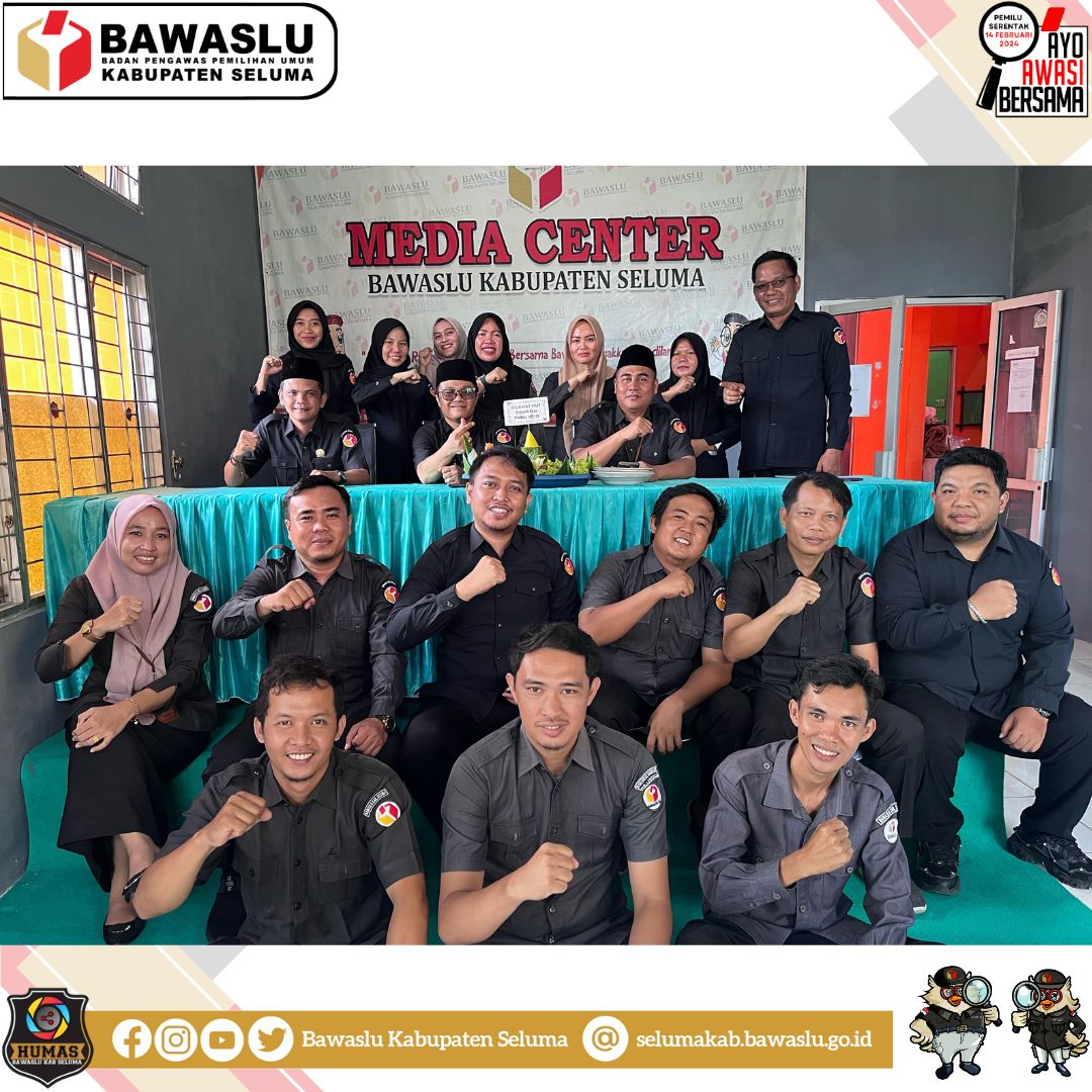 Memeriahkan HUT Bawaslu Ke-17, Bawaslu Kabupaten Seluma Gelar Tasyakuran