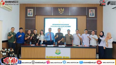 Bawaslu Kabupaten Seluma dan Kejaksaan Negeri Seluma