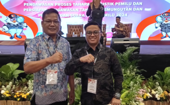 Ketua dan Kasubbag P2H Bawaslu Kabupaten Seluma Hadiri Konsolnas Pengawasan Tahapan Logistik dan Persiapan Pengawasan Tahapan Pemungutan dan Penghitungan Suara Pada Pemilu Tahun 2024