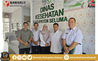 Bawaslu Kabupaten Seluma Menghadiri Undangan Dinas Kesehatan Kabupaten Seluma  Terkait Verifikasi Data Penyelenggara Pemilu