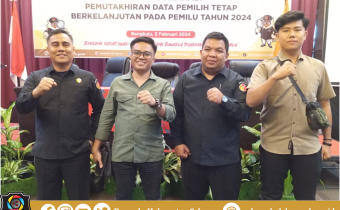 Bawaslu Kabupaten Seluma Hadiri Rapat Koordinasi Pemutakhiran DPTb dan DPK Pada Pemilu Tahun 2024