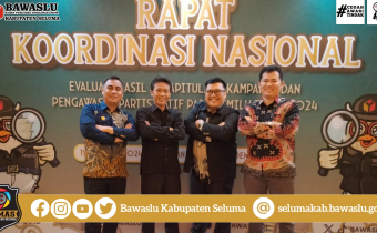 Kordiv HP2H Bawaslu Seluma Hadiri Rapat Koordinasi Nasional Evaluasi Kampanye, Hasil Rekapitulasi dan Konsolidasi Pengawasan Partisipatif Pada Pemilu Tahun 2024