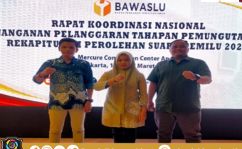 Bawaslu Kabupaten Seluma Ikuti Rapat Koordinasi Nasional Penanganan Pelanggaran Tahapan Pemungutan dan Rekapitulasi Perolehan Suara Pemilu 2024