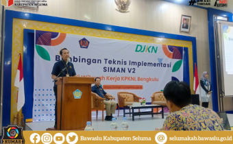 Bawaslu Kabupaten Seluma Ikuti Bimtek Implementasi Pengelolaan BMN di KPKNL Bengkulu