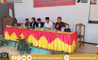 Bawaslu Kabupaten Seluma Hadiri Pelantikan Pengawas Kelurahan/Desa Untuk Pemilihan Tahun 2024