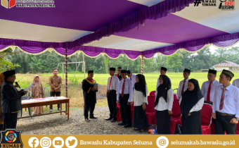 Hari Kedua, Pelantikan Pengawas Kelurahan/Desa Untuk Pemilihan Tahun 2024 Di Kabupaten Seluma