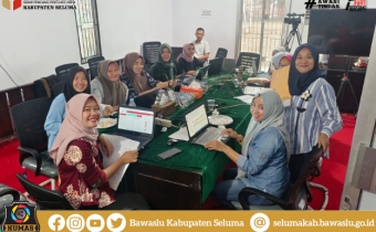 Bawaslu Kabupaten Seluma Lakukan Penginputan Data Pengawas Pemilu Ke Dalam Aplikasi SIAPPP Bawaslu