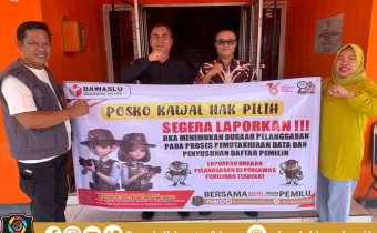 Bawaslu Kabupaten Seluma Resmi Membuka Posko Kawal Hak Pilih Untuk Pemilihan Tahun 2024