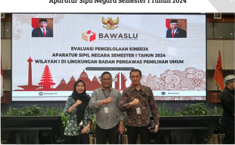 Bawaslu Republik Indonesia Lakukan Evaluasi Pengelolaan Kinerja Aparatur Sipil Negara Semester I Tahun 2024