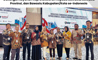 Bawaslu Seluma Hadiri Kegiatan Sosialisasi Standarisasi Dukungan Layanan Keprotokoleran Kepada Bawaslu, Bawaslu Provinsi, dan Bawaslu Kabupaten/Kota se-Indonesia 