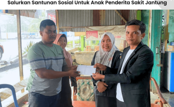 Bawaslu Kabupaten Seluma Wujudkan Kepedulian Dengan Salurkan Santunan Sosial Untuk Anak Penderita Sakit Jantung